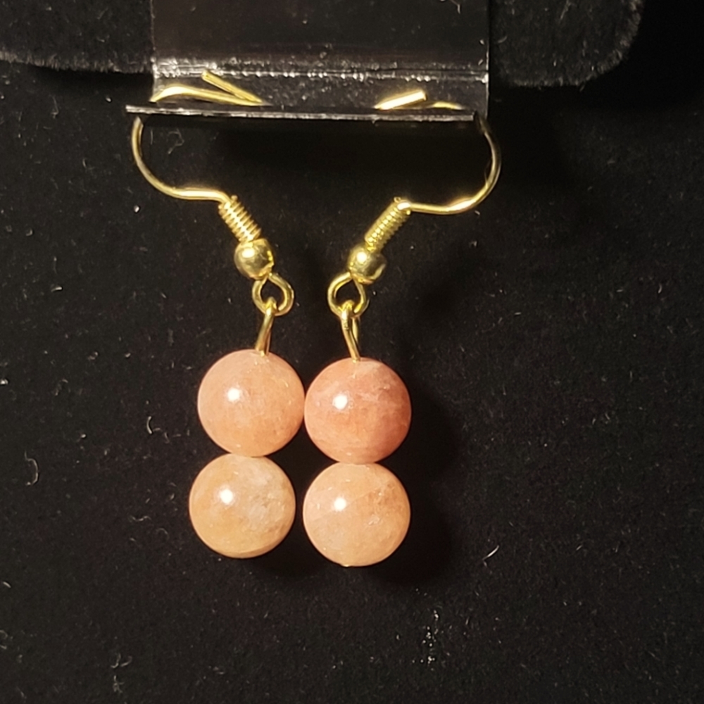 Sunstone Crystal Earrings